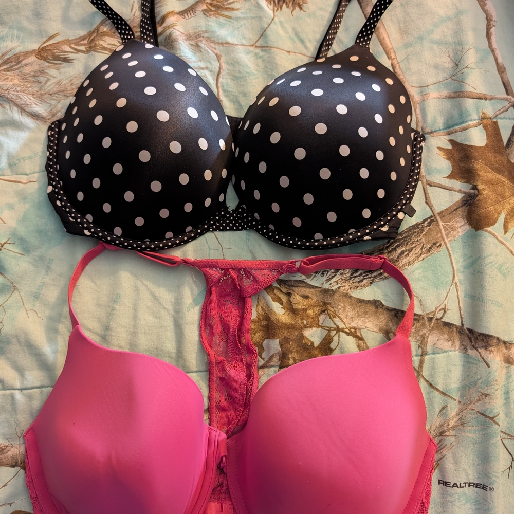 Victoria's Secret Polka Dot and Lace Bras